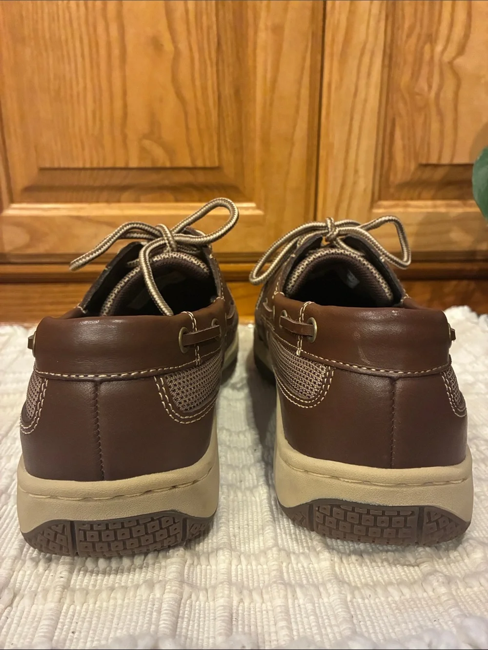 New Men’s Size 7.5 Canyon River Blues Leather Boat Shoes / Loafers (ABBA)